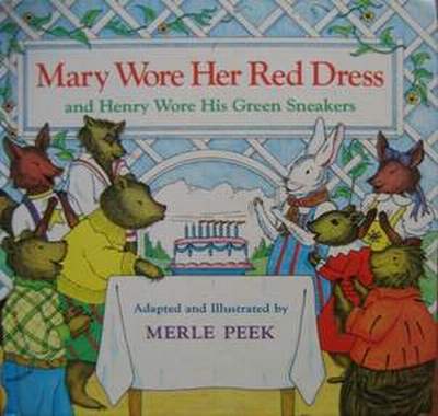 "Mary wore her red dress"  표지 